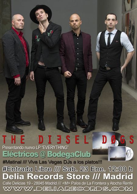 Eléctricos @ BodegaClub /// The Diesel Dogs (Madrid) + Viva Las Vegas DJs