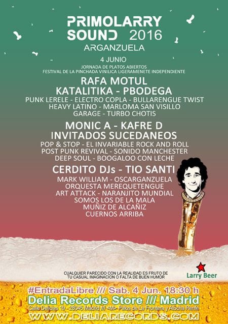 PrimoLarry Sound 2016 - Festival de Vinilico de Platos Abiertos