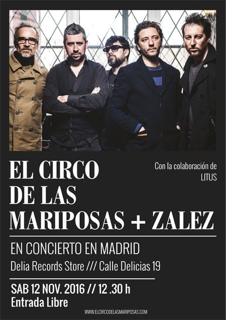 Eléctricos @ BodegaClub /// El Circo De Las Mariposas (BARCELONA) + Zalez (MADRID)