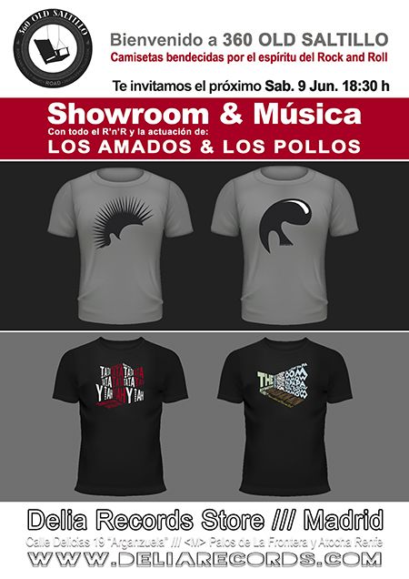 Showroom & Música /// Presentación Camisetas "360 OLD SALTILLO"