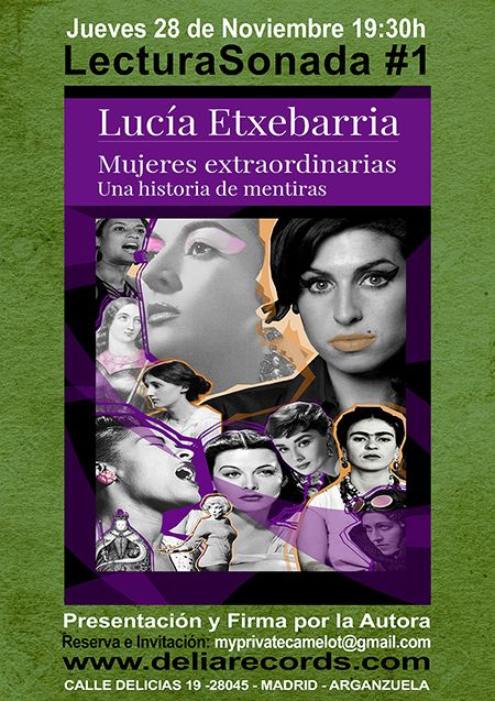 #LecturaSonada [#1] Lucia Extebarria presenta “Mujeres Extraordinarias”