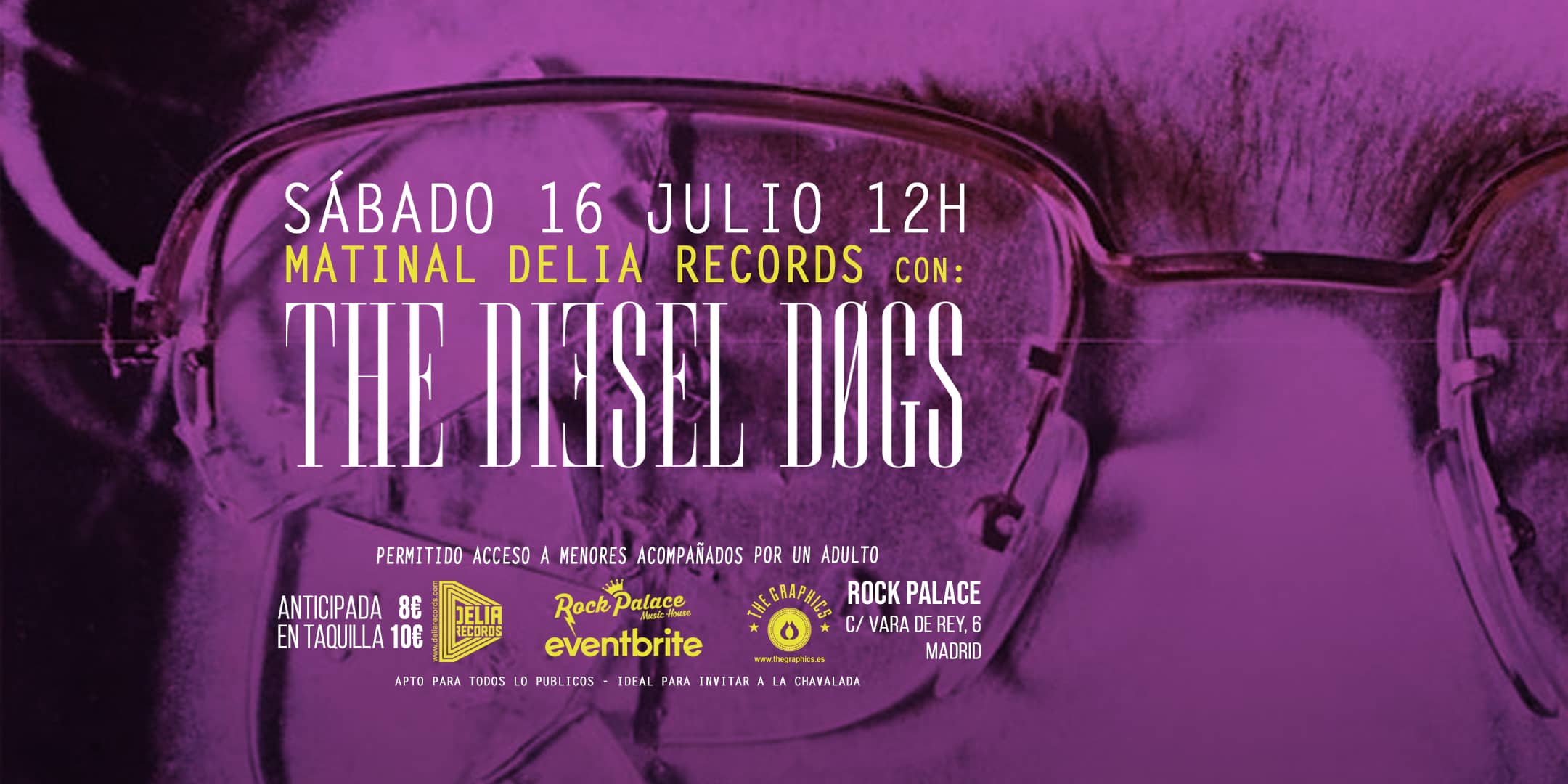 Matinales Delia Records: THE DIESEL DOGS [Madrid @ Rock Palace]